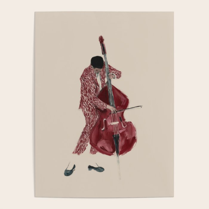 Double Bass Player Poster Gallery Image 4