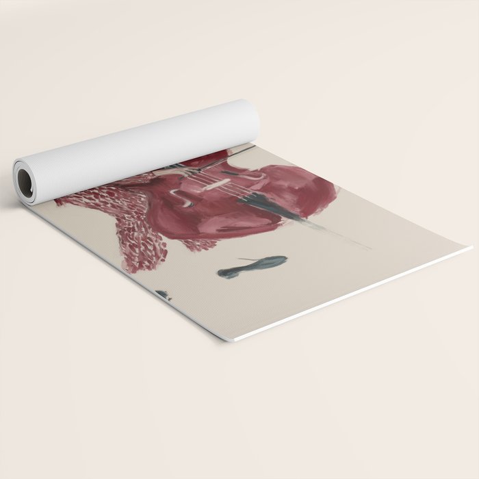 Double Bass Player Yoga Mat Gallery Image 2