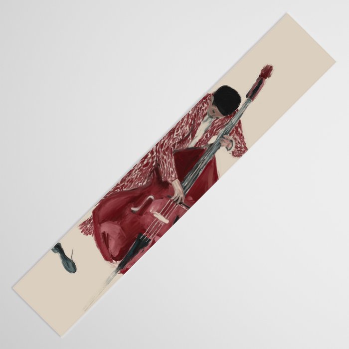 Double Bass Player Table Runner Gallery Image 3