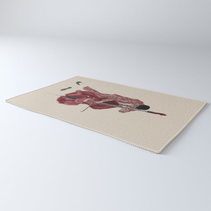 Double Bass Player Rug Gallery Image 3