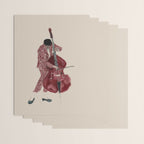 Double Bass Player Wrapping Paper Gallery Image 3