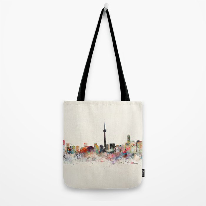 toronto skyline Tote Bag Gallery Image 2