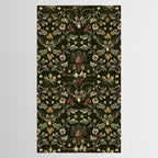 William Morris Woodland Nostalgia Emerald Green Tablecloth Gallery Image 2