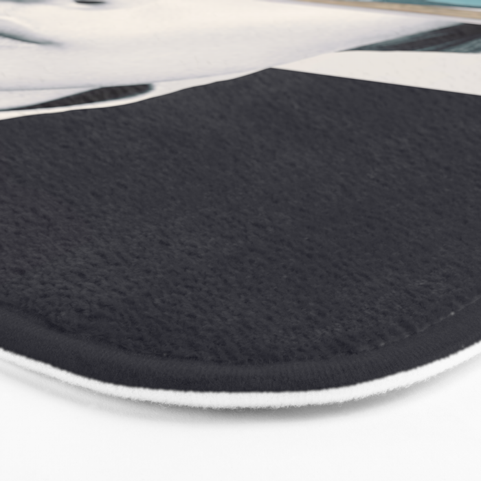 woman portrait /collage 3 Bath Mat Gallery Image 3