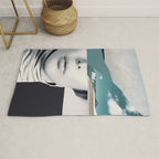 woman portrait /collage 3 Rug Gallery Image 1