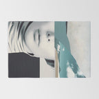 woman portrait /collage 3 Rug Gallery Image 2