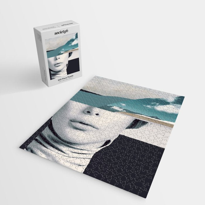 woman portrait /collage 3 Jigsaw Puzzle Gallery Image 2