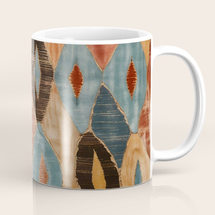 Rustic Shabby Moroccan Weave Coffee Mug Gallery Image 1