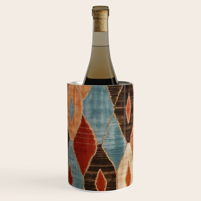 Rustic Shabby Moroccan Weave Wine Chiller Gallery Image 2