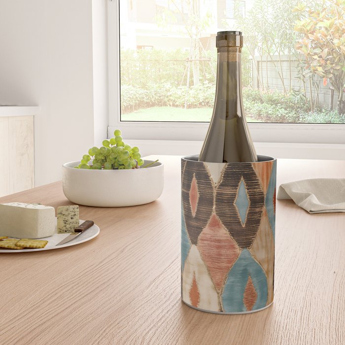 Rustic Shabby Moroccan Weave Wine Chiller Gallery Image 4