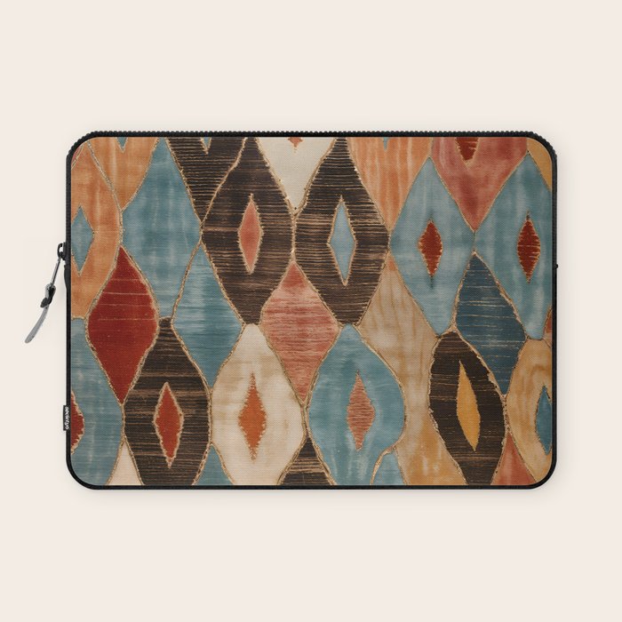 Rustic Shabby Moroccan Weave Laptop Sleeve Gallery Image 1