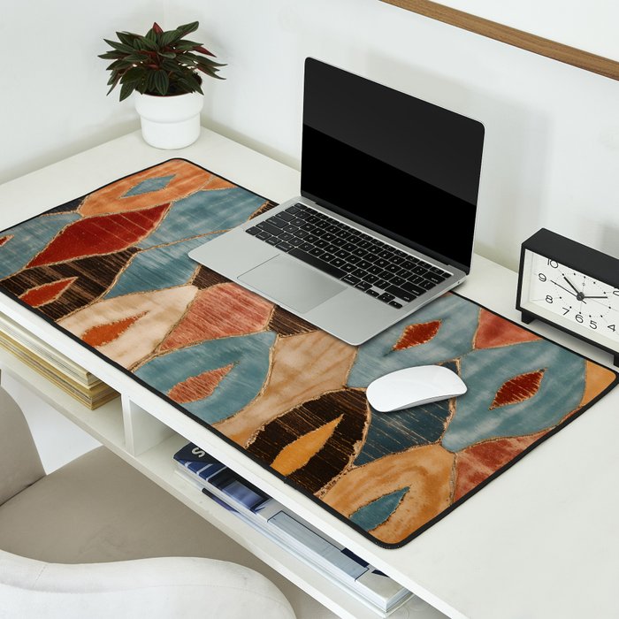 Rustic Shabby Moroccan Weave Desk Mat Gallery Image 2