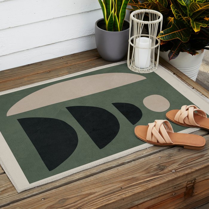 Abstract Balance 2 Outdoor Rug Gallery Image 2