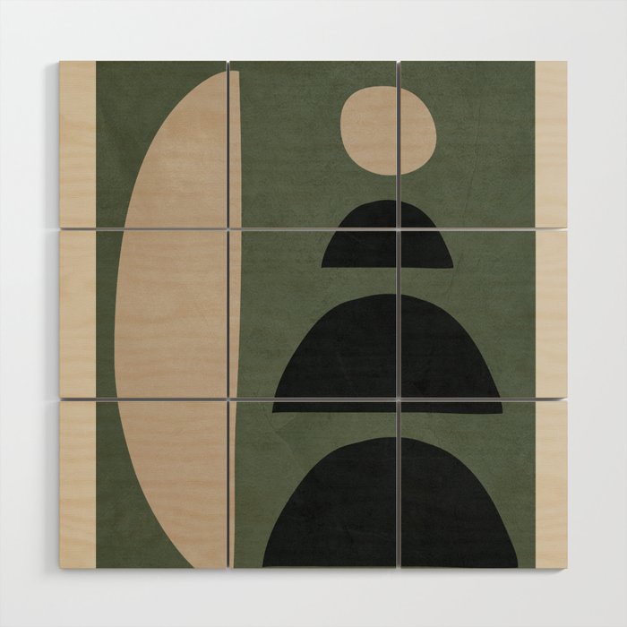 Abstract Balance 2 Wood Wall Art Gallery Image 1