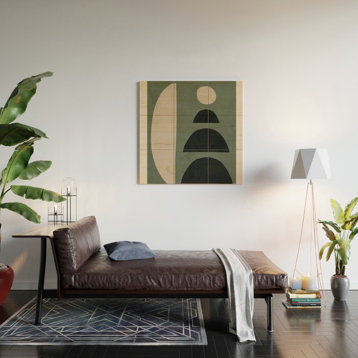 Abstract Balance 2 Wood Wall Art Gallery Image 2