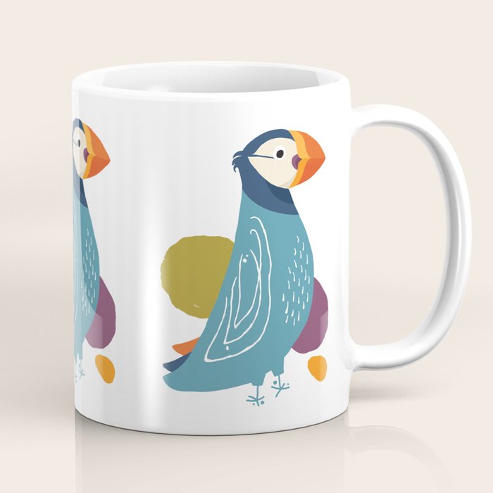 Quirky Atlantic Puffin Coffee Mug Gallery Image 1