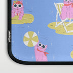 Pink Summer Cat  Laptop Sleeve Gallery Image 3