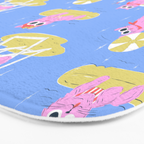 Pink Summer Cat  Bath Mat Gallery Image 3