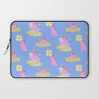 Pink Summer Cat  Laptop Sleeve Gallery Image 1