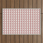 Vintage Bows III Pink Outdoor Rug Gallery Image 1
