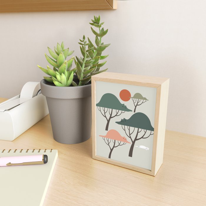 Cat Landscape 128 Mini Art Print Gallery Image 2