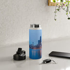 Chicago Lakefront Blue Hour Water Bottle Gallery Image 4