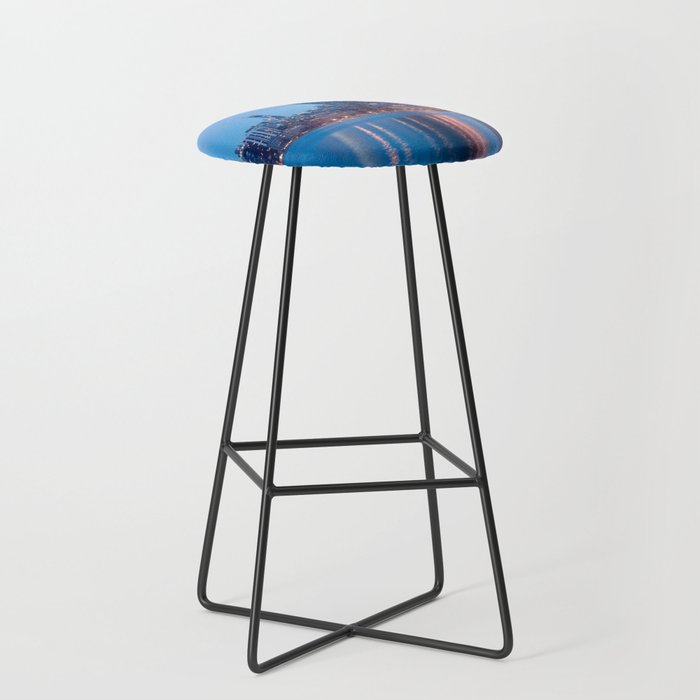 Chicago Lakefront Blue Hour Stool Gallery Image 1