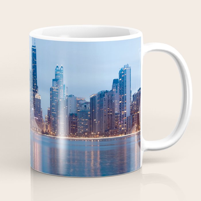 Chicago Lakefront Blue Hour Coffee Mug Gallery Image 1