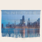 Chicago Lakefront Blue Hour Wall Hanging Gallery Image 1