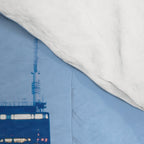 Chicago Lakefront Blue Hour Comforter Gallery Image 4