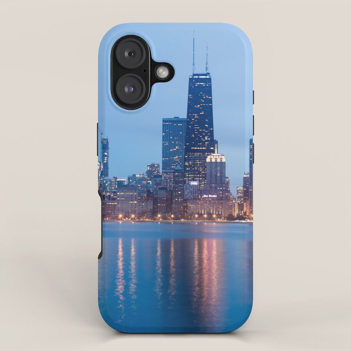 Chicago Lakefront Blue Hour iPhone Case Gallery Image 1