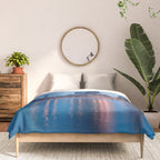Chicago Lakefront Blue Hour Comforter Gallery Image 3