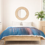 Chicago Lakefront Blue Hour Duvet Cover Gallery Image 3