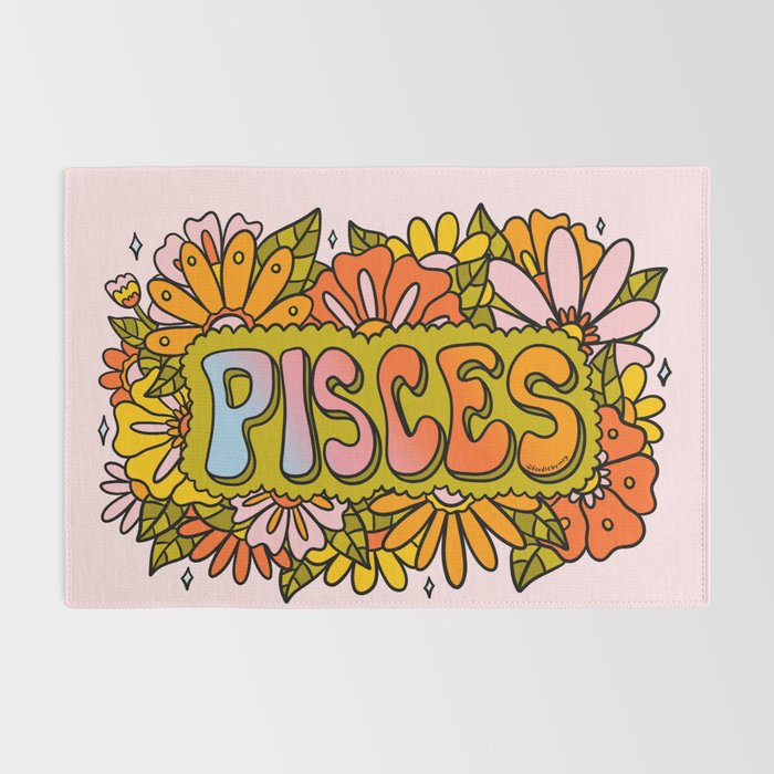 Pisces Flowers Rug Gallery Image 2