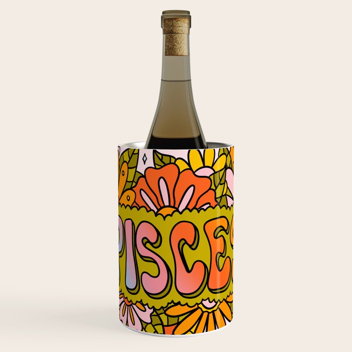 Pisces Flowers Wine Chiller Gallery Image 1