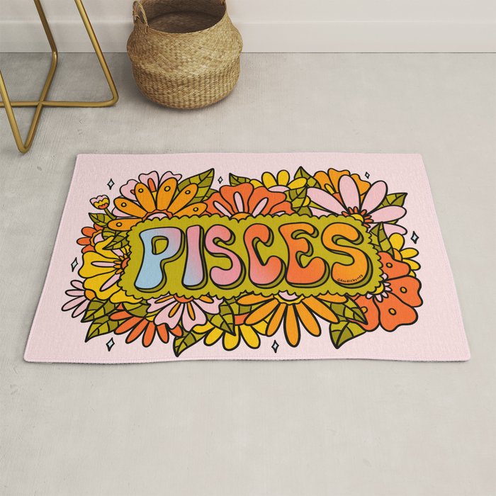 Pisces Flowers Rug Gallery Image 1