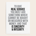 Real Service Quotes, Office Decor, Office Wall Art, Office Art, Office Gifts Poster Gallery Image 4