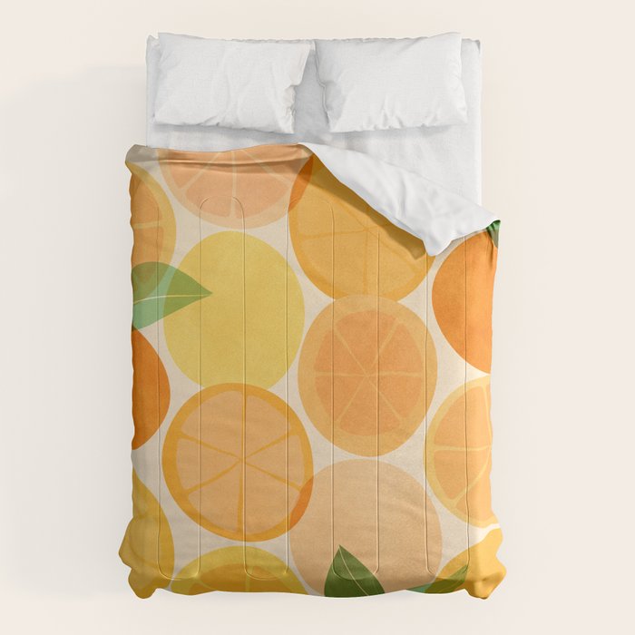 Edible Sunshine Tropical Fruit Series Comforter Gallery Image 1