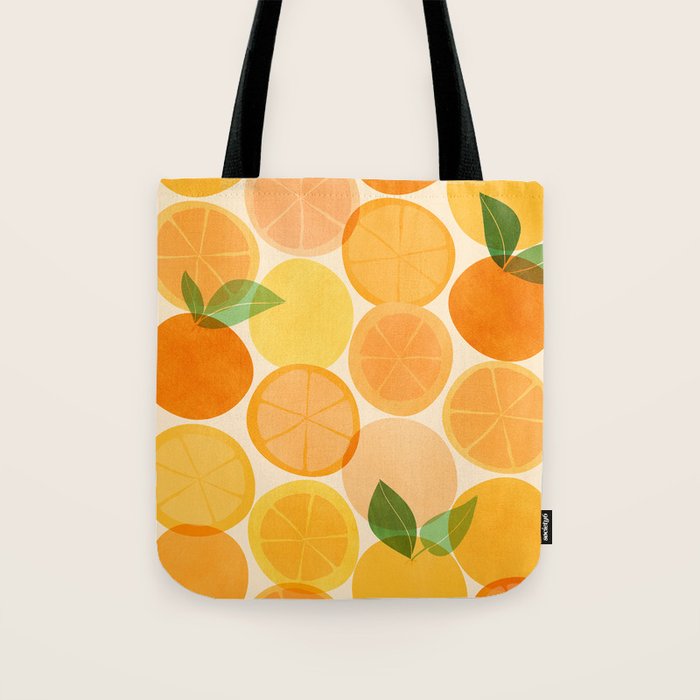 Edible Sunshine Tropical Fruit Series Tote Bag Gallery Image 1
