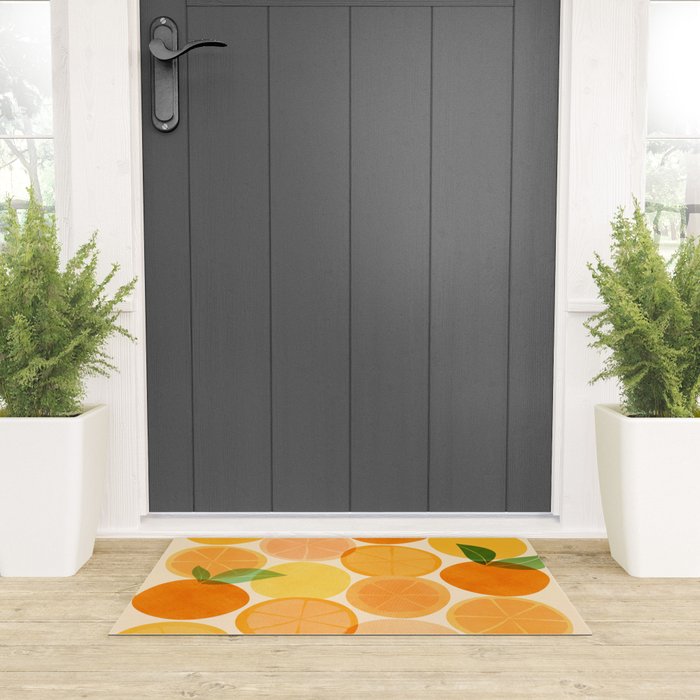 Edible Sunshine Tropical Fruit Series Welcome Mat Gallery Image 3