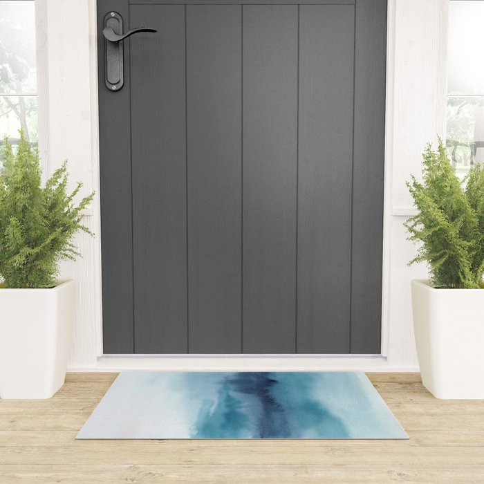 Abstract Landscape Painting Welcome Mat Gallery Image 3
