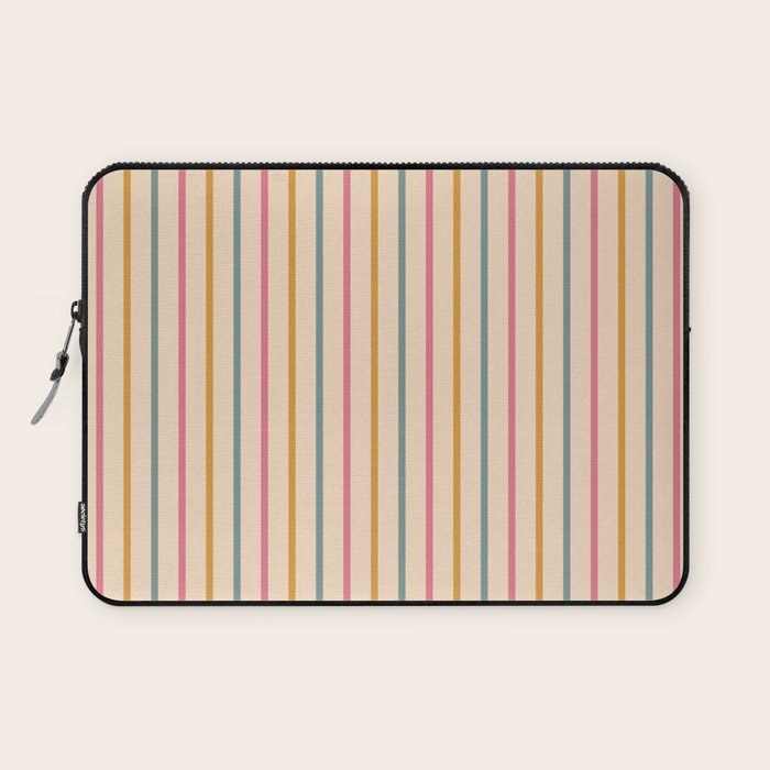 Vintage Stripes  Laptop Sleeve Gallery Image 1