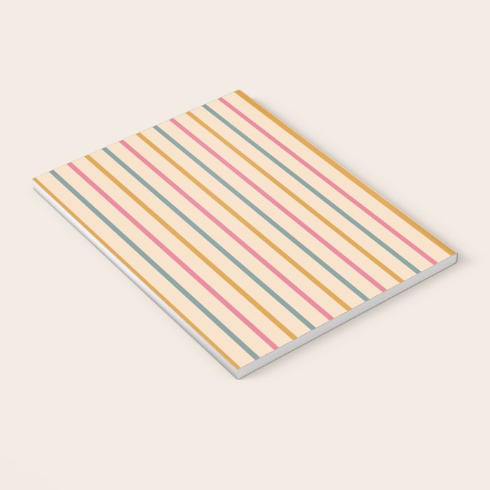 Vintage Stripes  Notebook Gallery Image 3