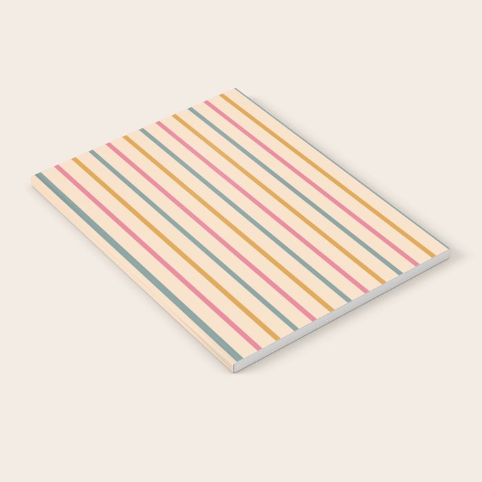 Vintage Stripes  Notebook Gallery Image 1