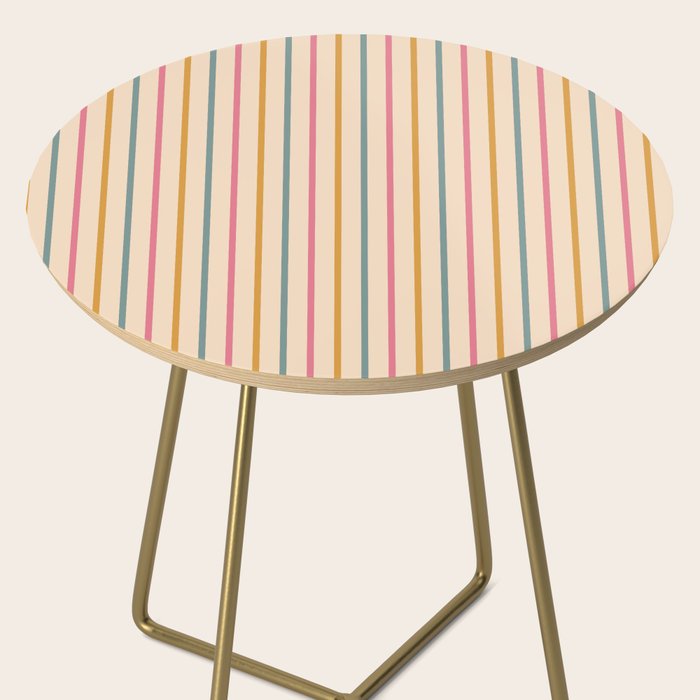 Vintage Stripes  Side Table Gallery Image 2