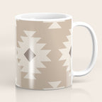 Southwestern Pattern 525 Beige Coffee Mug Gallery Image 1