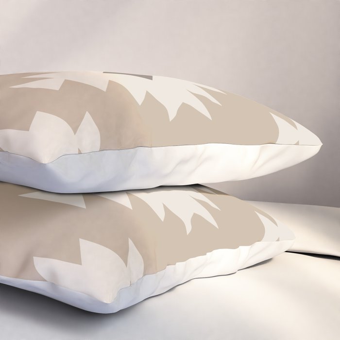 Southwestern Pattern 525 Beige Pillow Sham Gallery Image 3