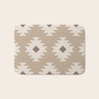 Southwestern Pattern 525 Beige Bath Mat Gallery Image 1