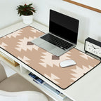 Southwestern Pattern 525 Beige Desk Mat Gallery Image 2