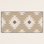 Southwestern Pattern 525 Beige Desk Mat Gallery Image 3